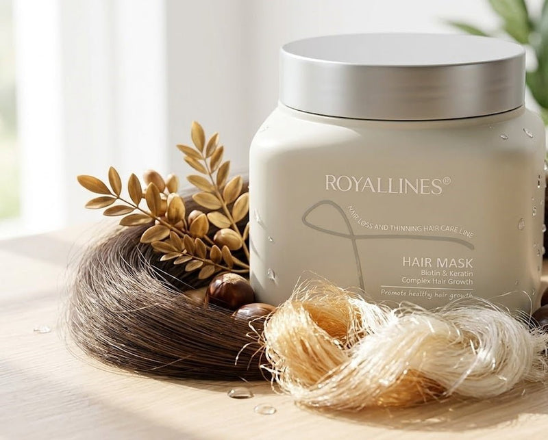 Royallines Hair Mask - Biotin & Keratin Complex Hair Growth
